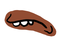 Gif animé bouche dents